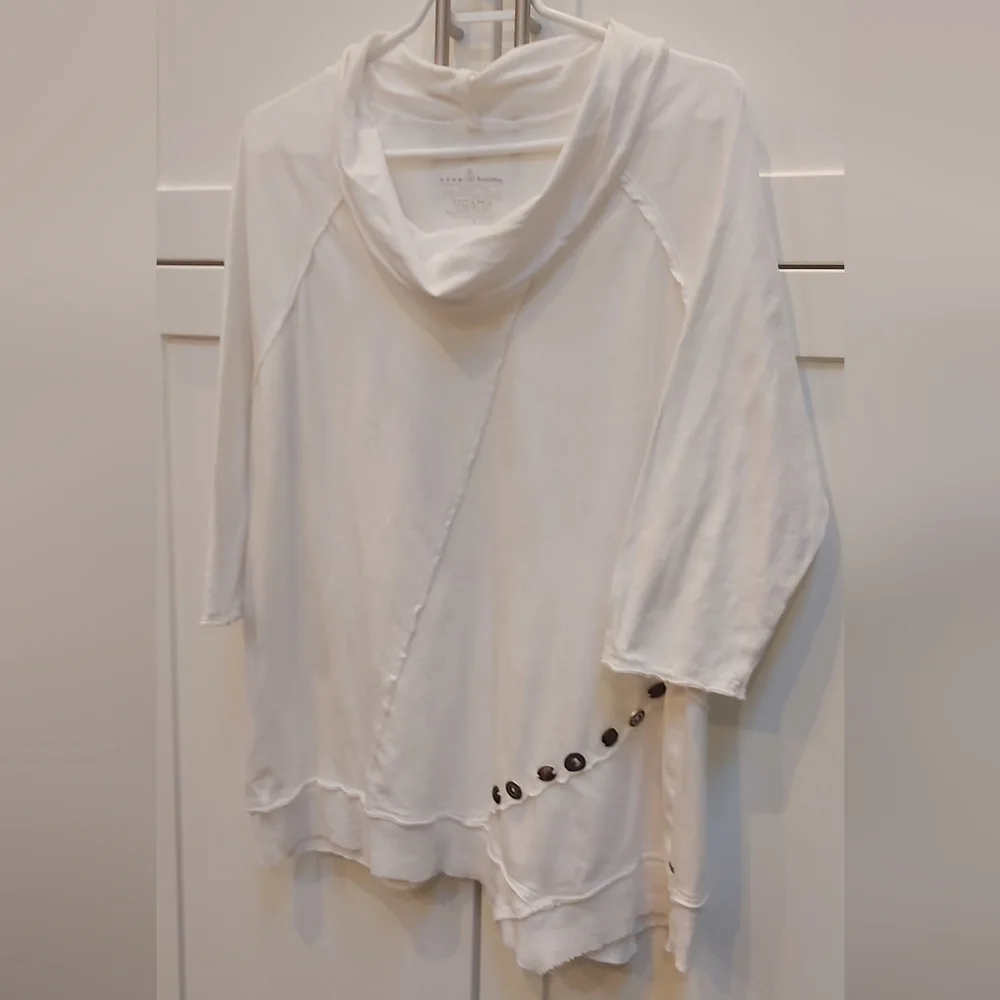 Neon Buddha Cowl Neck Top - Picture 7 of 7